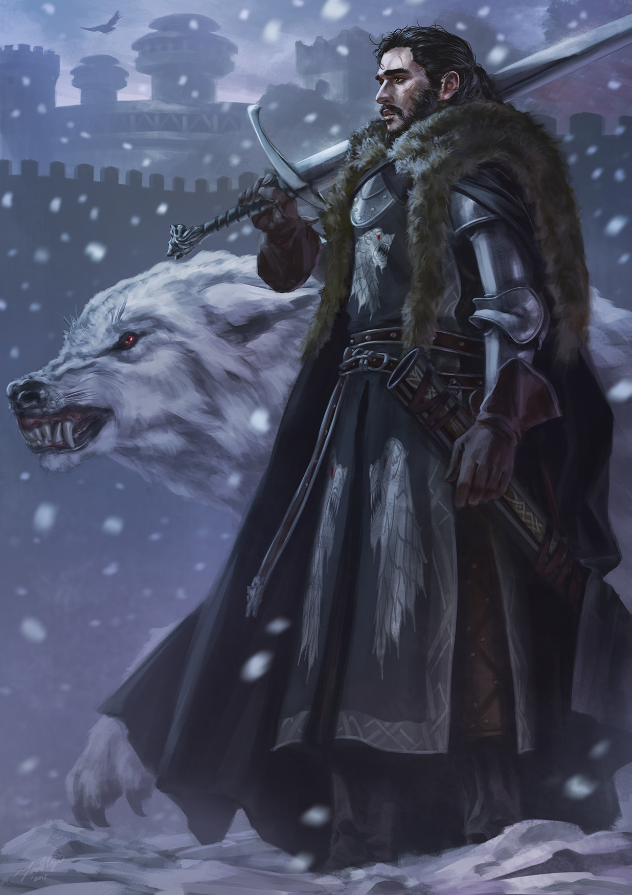 Jon Snow by Fadly Romdhani.jpg