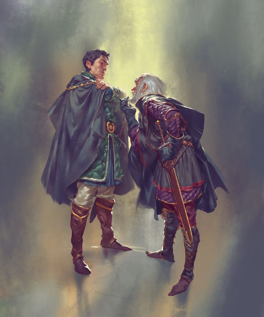 Baelor and Maekar Targaryen by Even Mehl Amundsen.jpg