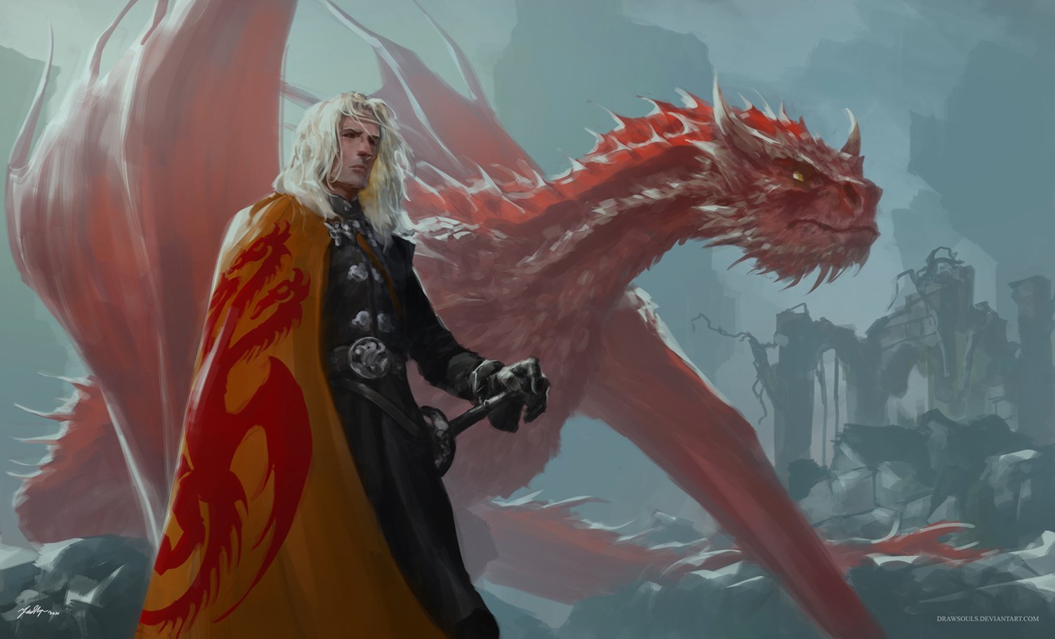 Daemon Targaryen por Drawsouls.jpg