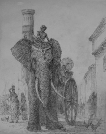Marc Fishman elephant in Volantis.jpg