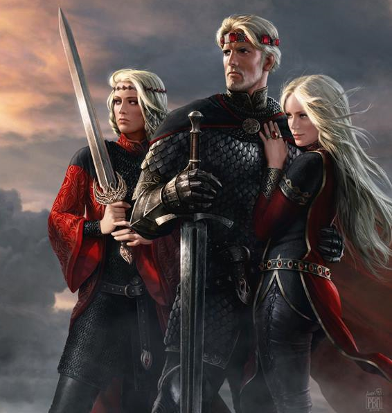 Aegon And His Sisters by Amok.png