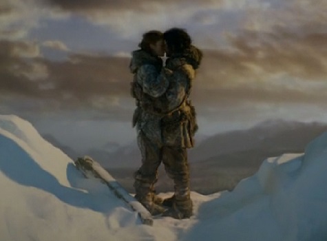 Game of Thrones-S03-E06 Jon and Ygritte on the Wall.jpg