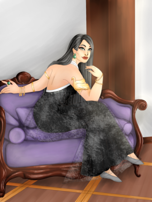 Lady Johanna, A Cisne Negro por viscardiac.png