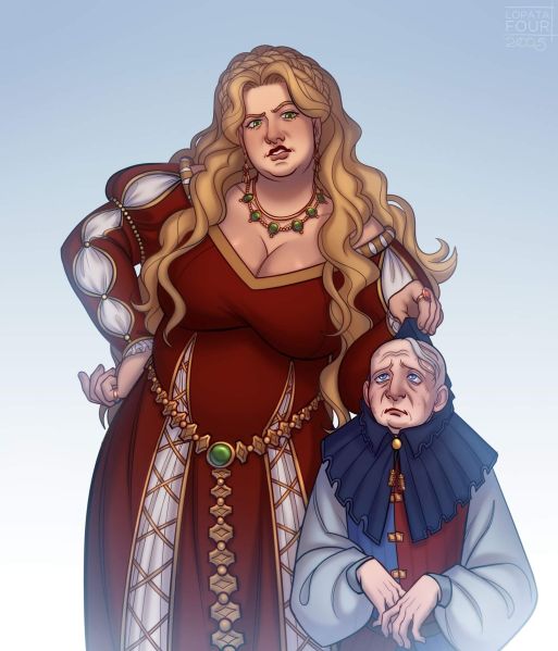 Arquivo:Genna-Lannister-&-Emmon-Frey-by-Lopata-Four.jpg