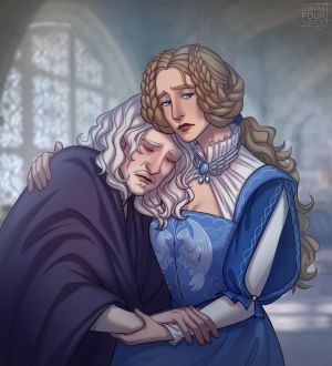 Alys Arryn & Rhaegel Targaryen by Lopata Four.jpg