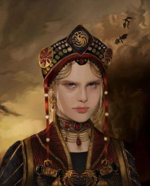 Rhaena Targaryen filha de Aenys I por ildraws.jpg
